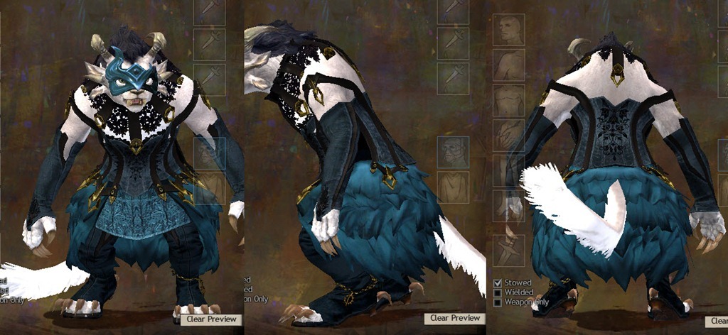 Female Charr in fancy panties, oh my! (Raven Armor Anomaly) - Guild Wars 2  Discussion - Guild Wars 2 Forums