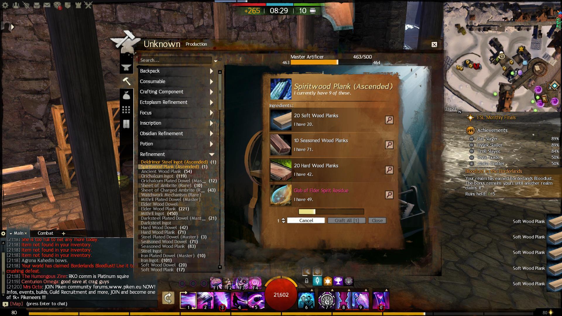 Guild wars 2 armorsmith 1 500 гайд