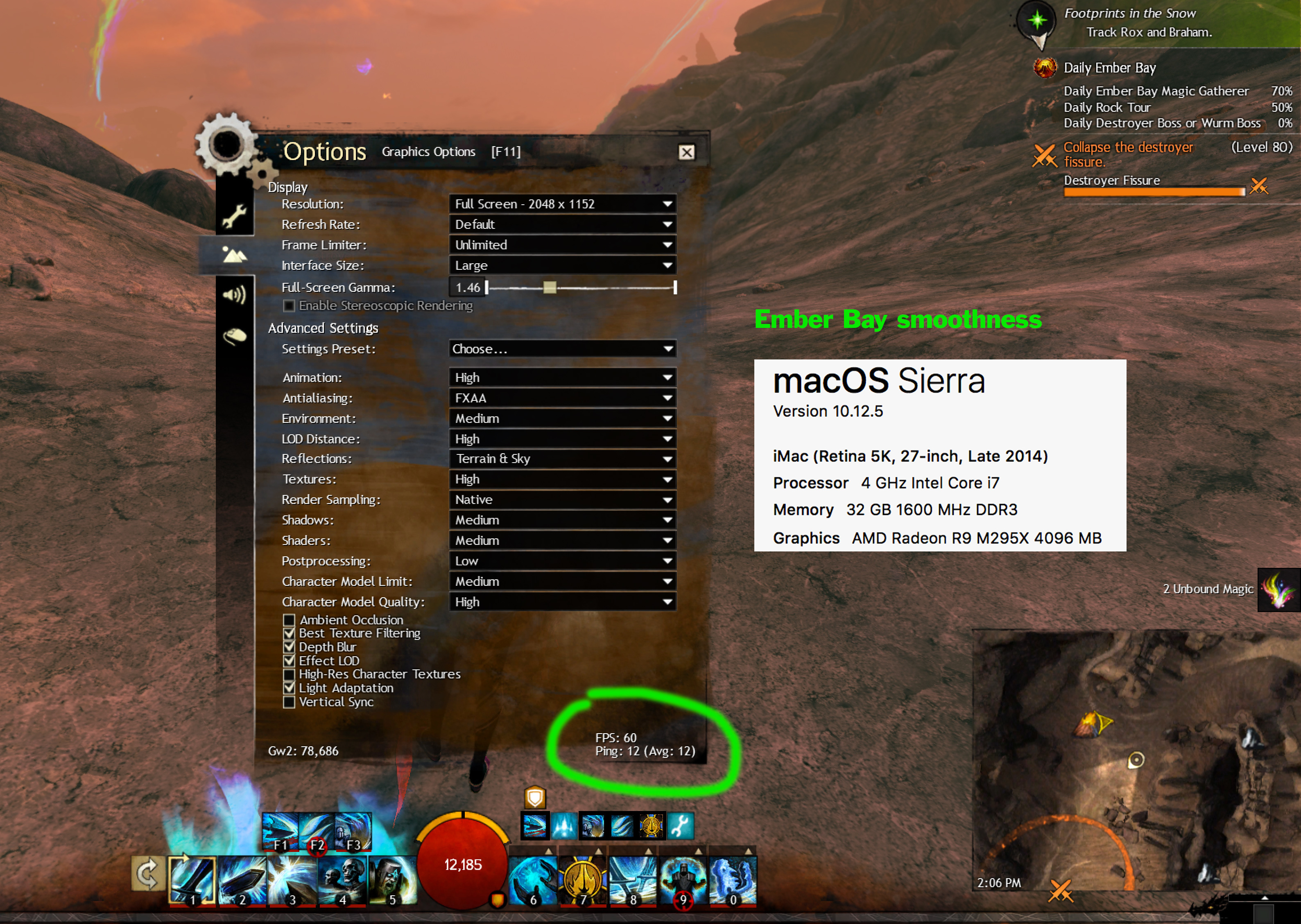 reset client for gw2 mac